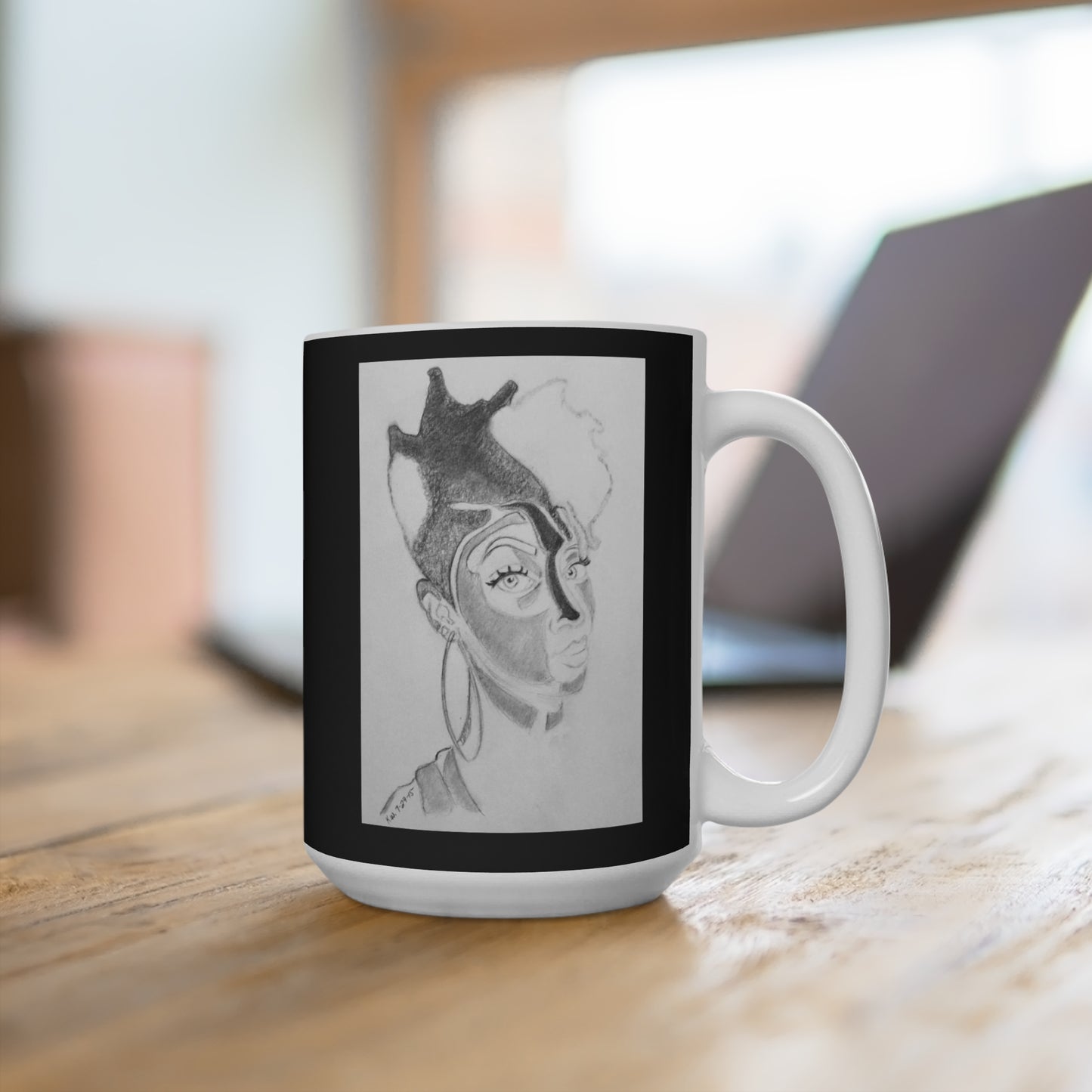 Mug 15oz -3 Shaded Lady