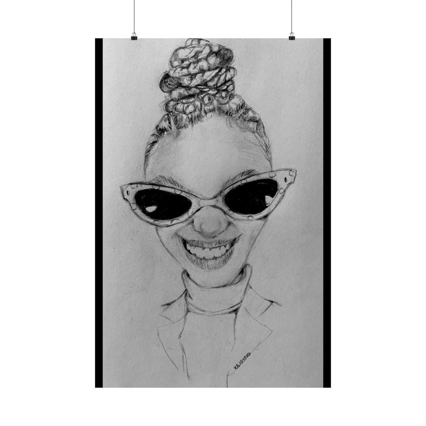 Matte Vertical Posters - Kat Glasses