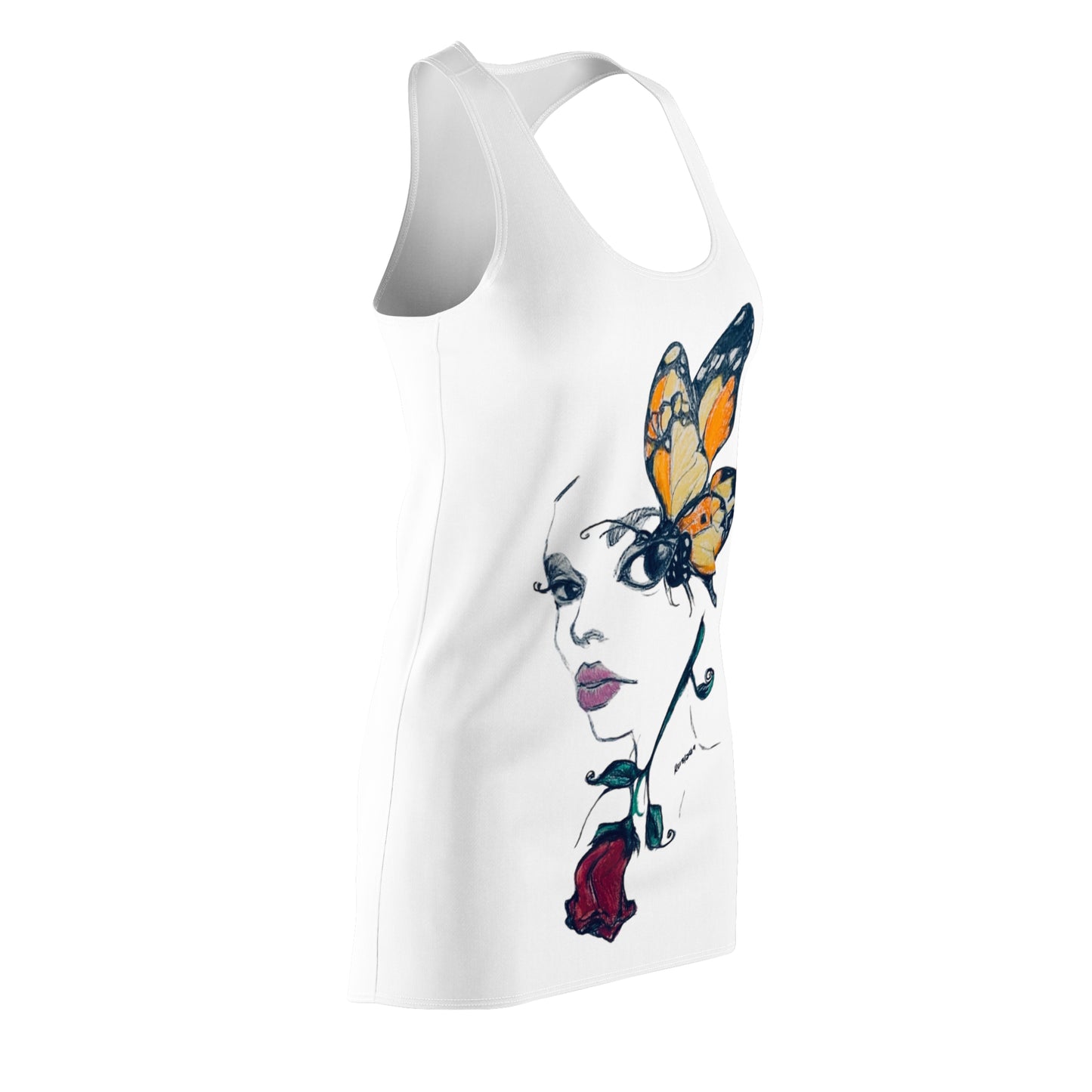 Women's Cut & Sew Racerback Dress (AOP)