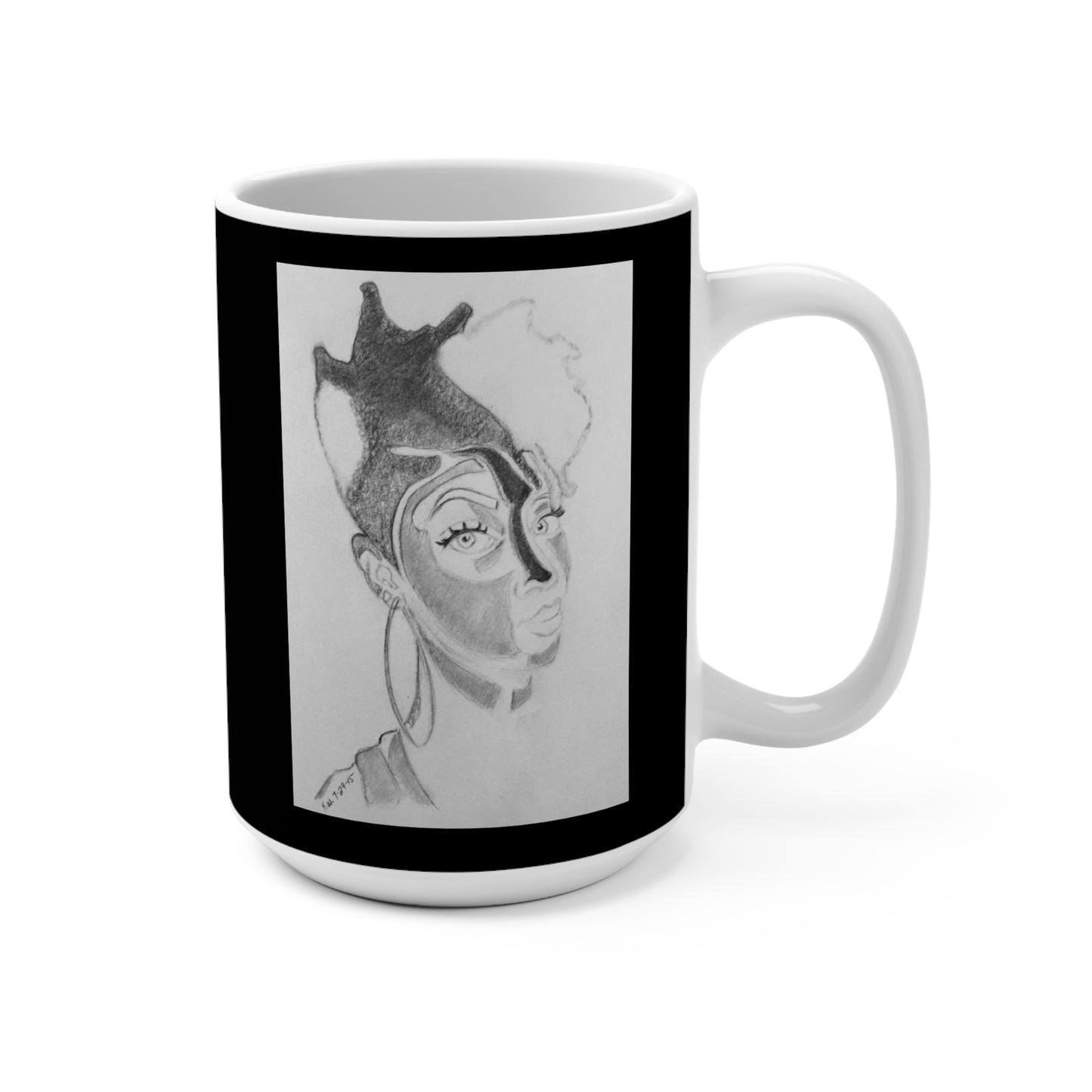 Mug 15oz -3 Shaded Lady