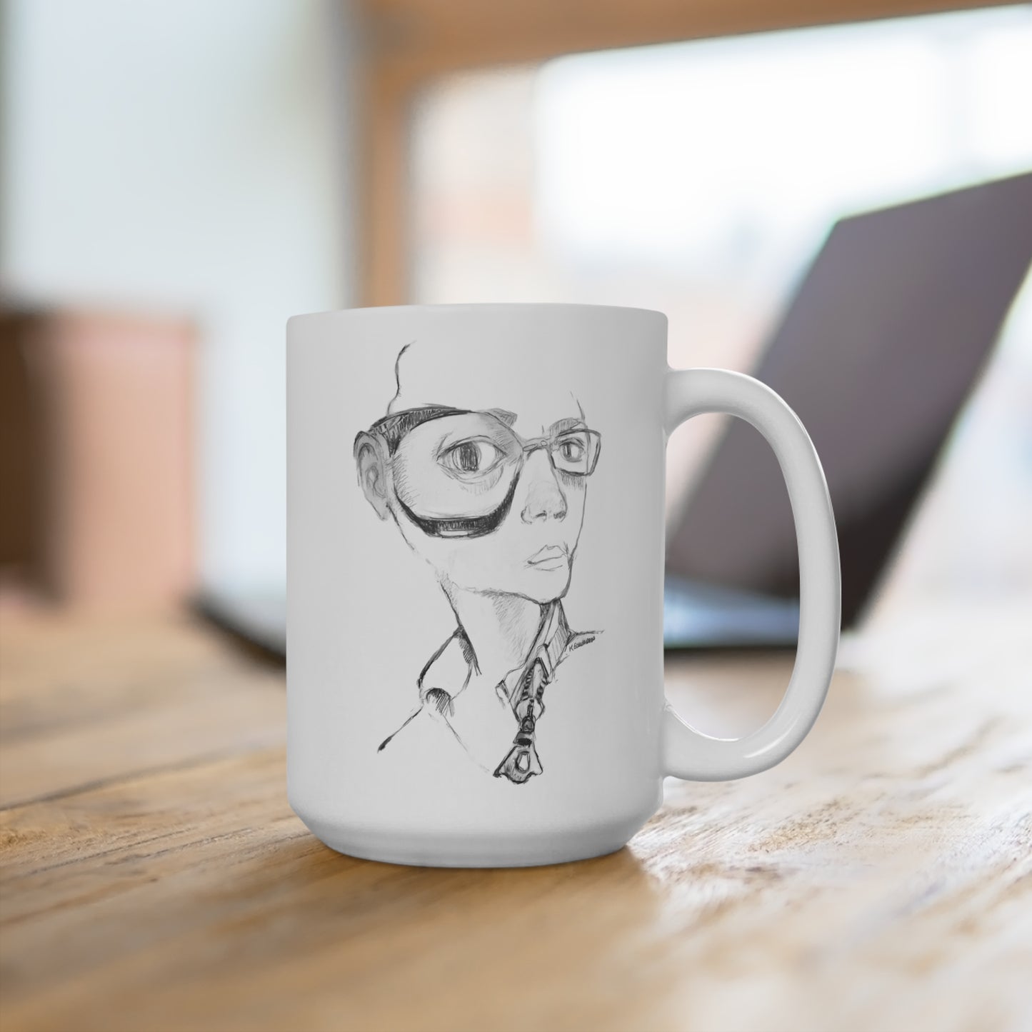 Mug 15oz - Asymmetrical Eyeglasses