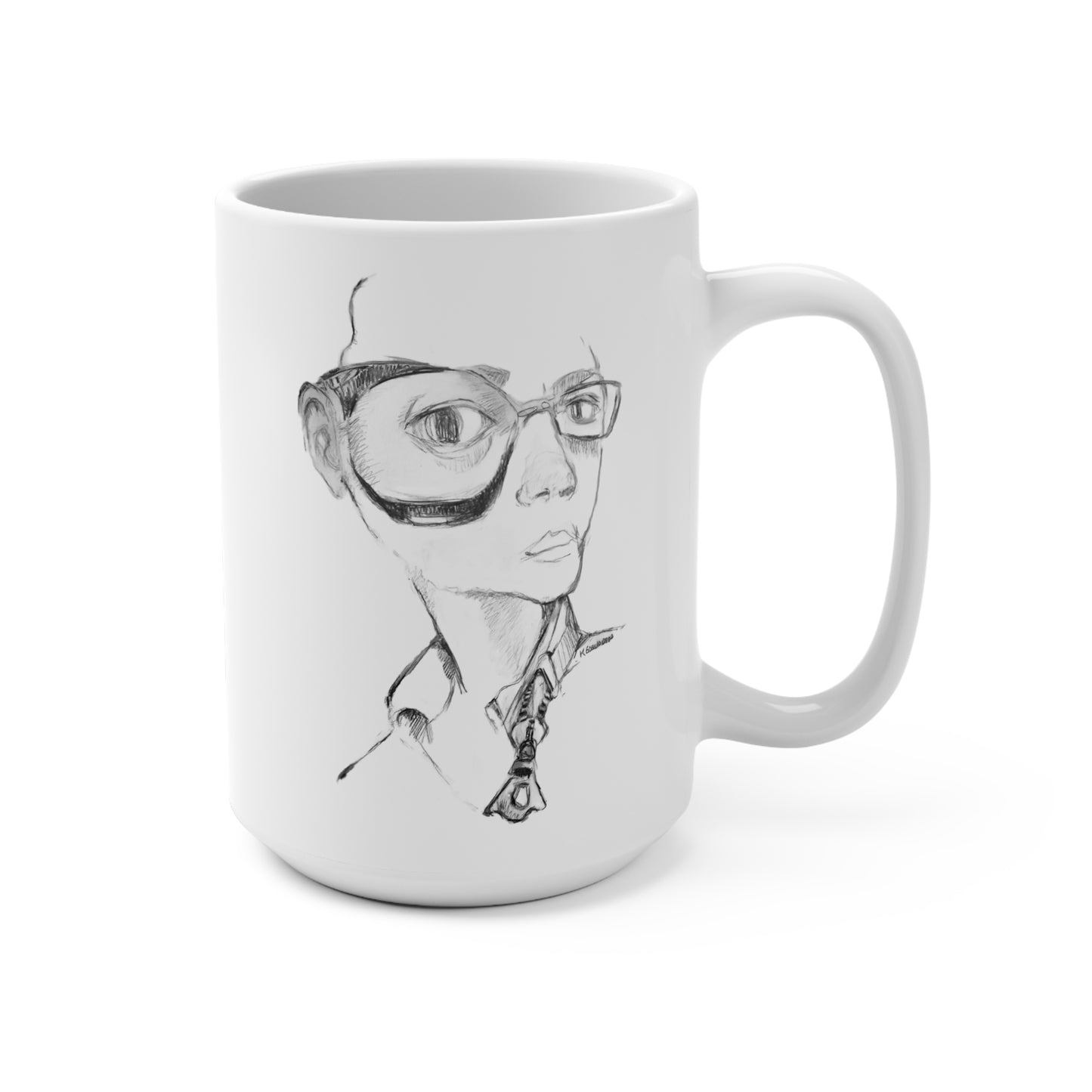 Mug 15oz - Asymmetrical Eyeglasses