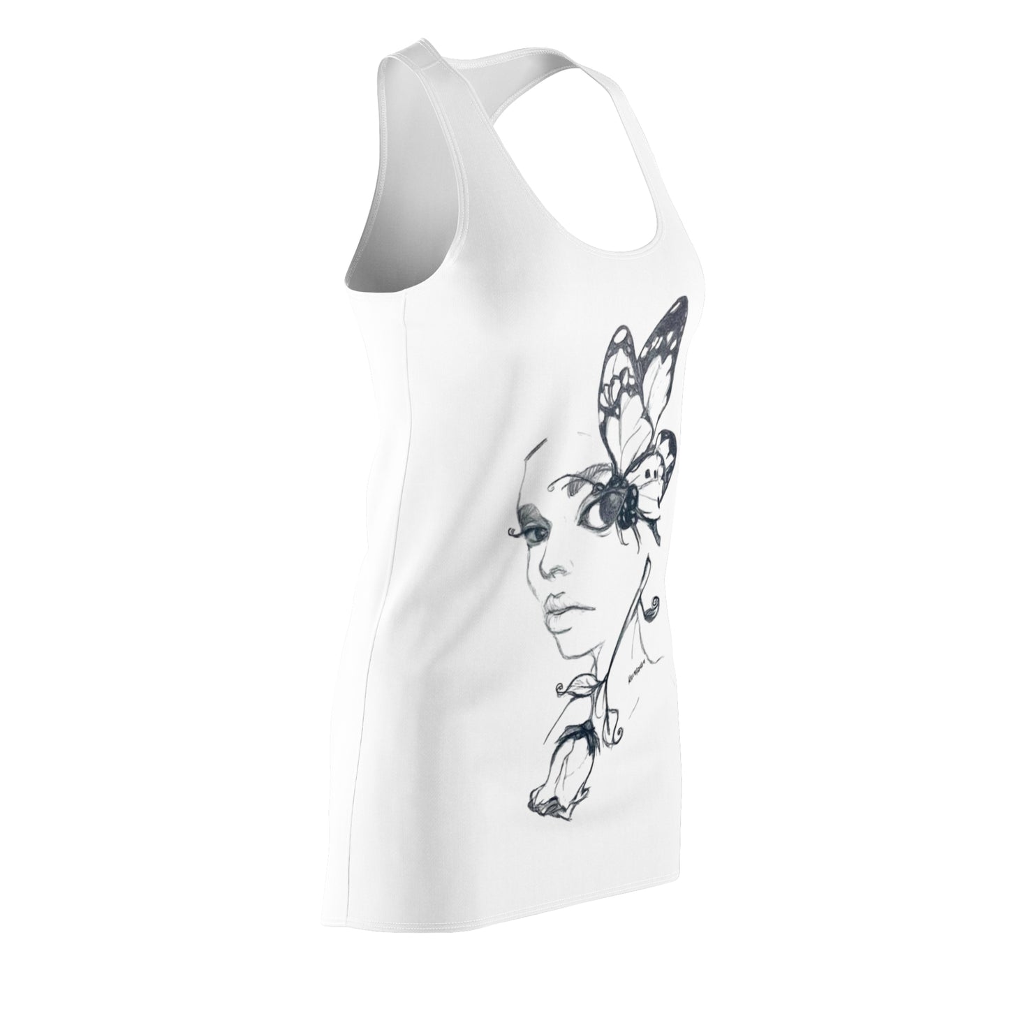 Women's Cut & Sew Racerback Dress (AOP)